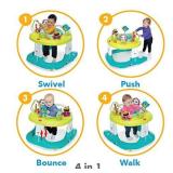 Tiny Love 4-in-1 Here I Grow Mobile Activity Center, Meadow Days