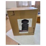 Evenflo Big Kid LX High back Booster Car Seat, Abstract Static Black