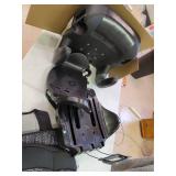 Evenflo Big Kid LX High back Booster Car Seat, Abstract Static Black