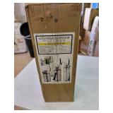 Happybuy 2Gal Stainless Steel Sprayer, Set with 20" Wand& Handle& 3FT Reinforced Hose, Hand Pump Sprayer with Pressure Gauge&Safety Valve, Adjustable Nozzle Suitable for Gardening and Sanitizing