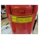 VEVOR Waste Oil Drain Tank 20 Gallon Portable Oil Drain Air Operated Drainer Oil Change, Oil Drain Container, Fluid Fuel Transfer Drainage Adjustable Funnel Height, with Wheel for Easy Oil Removal