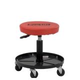 Pro-Lift C-3001 Pneumatic Chair with 300 lbs Capacity Black / Red