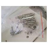 Flash Furniture HERCULES Series 300 Lb. Capacity Adjustable White Bath & Shower Transfer Bench with Back and Side Arm