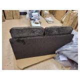 Armless Loveseat Dark Brown Ashley Furniture