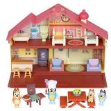 Bluey Heeler Family Home & Outdoor BBQ Set Playset [Includes Bluey, Bingo, Mum (Chilli) & Dad (Bandit)!]