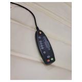 Relaxzen Seat Cushion Massager Plush Mat, Beige, Model 60-2907P08X