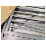 PETMAKER Freestanding Pet Gate - Wooden Folding Fence for Doorways, Halls, Stairs & Home - Step Over Divider - Great for Dogs & Puppies