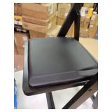 3-Commercial Seating Products American Padded Folding Chairs, Black