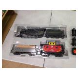 Lionel North Pole Central Ready-to-Play Freight Set, Battery-powered Model Train Set with Remote Multi, 50 x 73"