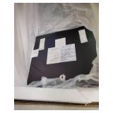 Howard Elliott Lydia Square Hanging Wall Accent Mirror with Candle Holder, Antique Gold, 12 x 12 Inch