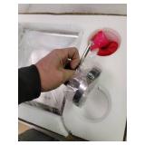 Howard Elliott Lydia Square Hanging Wall Accent Mirror with Candle Holder, Antique Gold, 12 x 12 Inch