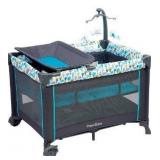 Pamo Babe Deluxe Nursery Center ,Portable Playard with Comfortable Mattress,Changing Table and Toys