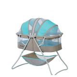 Dream On Me Karley Bassinet, Blue/Gray