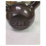 Amazon Basics Cast Iron Kettlebell - 25 Pounds, Black