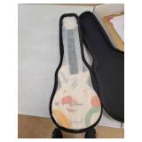 Enya Concert Ukulele Nova U 23 Carbon Fiber Travel Ukelele with Beginner Kit includes Case, Strap, Capo and Strings (NOVA U JOY)