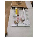 Regalo Easy Step 38.5-Inch Extra Wide Walk Thru Baby Gate, Includes 6-Inch Extension Kit, 4 Pack Pressure Mount Kit, 4 Pack Wall Cups and Mounting Kit