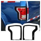 RT-TCZ Rear Tail Light Lamp Trim Cover for Ford F150 2015-2021 UP Exterior Decoration Accessories Kit Carbon Fiber