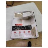 Delta Faucet Wycliffe Slow Close Elongated Toilet Seat with Non-Slip Seat Bumpers, Soft Close Toilet Seat Elongated, Toilet Seat Slow Close, White 811901-WH