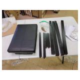 Linon Claridge Counter Stool, Black, 26" x 18" x 12.75"