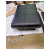 Linon Claridge Counter Stool, Black, 26" x 18" x 12.75"