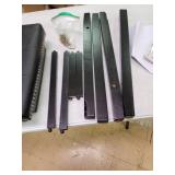 Linon Claridge Counter Stool, Black, 26" x 18" x 12.75"