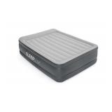 SleepLux Durable Inflatable Air Mattress with Built-in Pump, Pillow and USB Charger, 22" Tall Queen