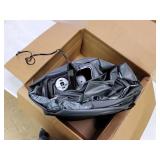 SleepLux Durable Inflatable Air Mattress with Built-in Pump, Pillow and USB Charger, 22" Tall Queen