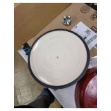 Tramontina Covered Skillet Enameled Cast Iron 12-Inch, Gradated Red, 80131/058DS