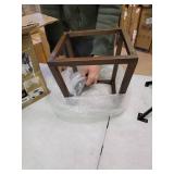 Bsyormak Rustic Chandeliers 4-Light Pendant Lighting for Kitchen Island Farmhouse Chandelier Light Fixture Semi-Flush Ceiling Light Adjustable Height E12 Bulb Base for Cafe bar Dinning Room Entryway