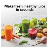 Hamilton Beach Juicer Machine, Big Mouth Large 3" Feedchute, Easy to Clean, Centrifugal, BPA Free, 800W Motor, Black