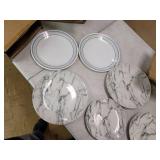 Stone Lain 4 plates 2 saucers