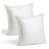 Foamily Throw Pillows Insert Set of 2-24 x 24 Insert for Decorative Pillow Covers - Made in USA - Bed and Couch Pillows