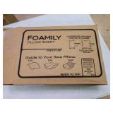 Foamily Throw Pillows Insert Set of 2-24 x 24 Insert for Decorative Pillow Covers - Made in USA - Bed and Couch Pillows