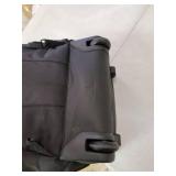 Rolling Backpack, MATEIN Waterproof College Wheeled Laptop Backpack for Travel,Good Gift for Men Carry on Luggage Business Bag Student Computer Bag for Men Women fit 15.6 Inch Notebook,Black