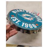 Miami Dolphins Wall Sign 14"