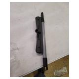 FURemover Compact Broom, Pet Hair Removal Broom with Squeegee and Telescoping Handle That Extends from 18-40 Inches, Gray/Black