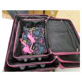 Rockland Fashion Softside Upright Luggage Set, Peace, 4-Piece (14/19/24/28)