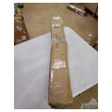 National Tree Company Pre-Lit Artificial Christmas Tree, Silver Tinsel, White Lights, Includes Stand, 4 feet