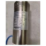 Hallmark Industries MA0419X-12AEXT Pump, 4" Deep Well Submersible, 2 hp, 230VAC/60Hz/1Ph, 35 GPM Max, Stainless Steel, with Control Box, Stainless Steel