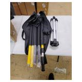 Laser Level Pole, Telescoping Support Pole 12FT/3.7M MET-SP4 Pole With Tripod