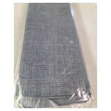 Exclusive Home Curtains Acadia Total Blackout Roman Shade, 27x64, Chambray Blue