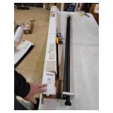 Kenney Weaver 1" Outdoor Window Curtain Rod, 72"-144", Black