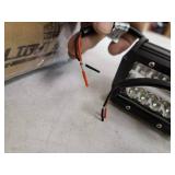 Nilight 2 PCS 4" 60W LED Light bar with 2.5 Inch Tow Hitch Mounting Brackets LED Backup Reverse Lights Rear for Pickup ATV SUV Truck Trailer Boats