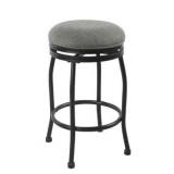 HomePop 24" Swivel Counter Stool - 24 inches - 24 inches - Charcoal