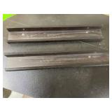 Floating wall shelves for picture frames set of two