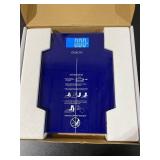 Etekcity Digital Body Weight Bathroom Scale, Large Blue LCD Backlight Display, High Precision Measurements,6mm Tempered Glass, 400 Pounds