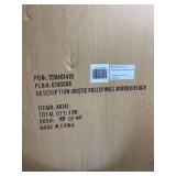 Rustic Coastal Barrel Ring On Rustic Pulley Wall Mirror