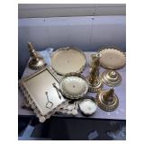 Gold Serving Set