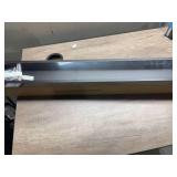 WELLAND Espresso Picture Ledge Shelf Display Wall Shelf 48"