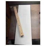 Home Decorators Collection 24 in. L x 8 in. W Profile White Shelf